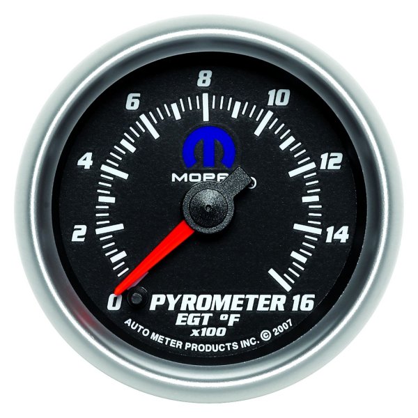 Auto Meter® - Mopar Series 2-1/16" EGT Pyrometer Gauge, 0-1600 F