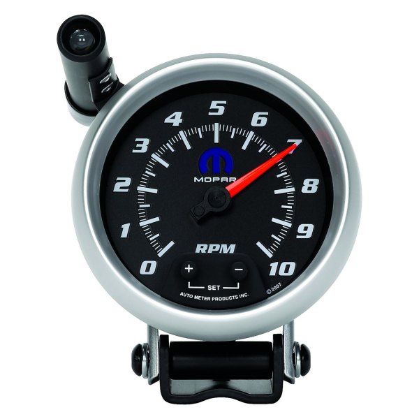 Auto Meter® - Mopar Series 3-3/4" Pedestal Tachometer Gauge with External Quick-Lite, 0-10,000 RPM