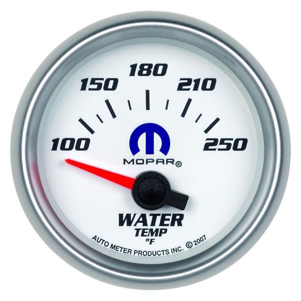 Auto Meter® - Mopar Series 2-1/16" Water Temperature Gauge, 100-250 F