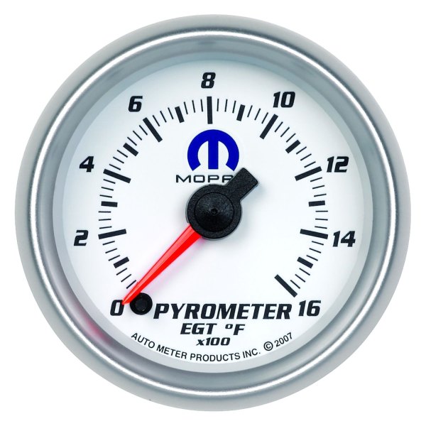 Auto Meter® - Mopar Series 2-1/16" EGT Pyrometer Gauge, 0-1600 F