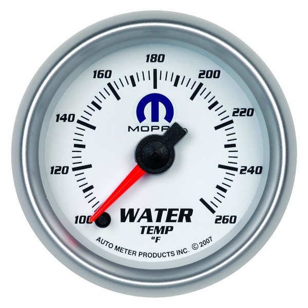Auto Meter® - Mopar Series 2-1/16" Water Temperature Gauge, 100-260 F