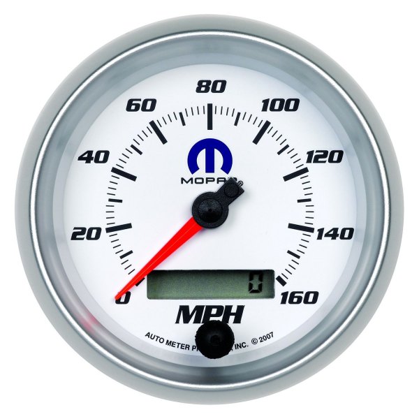 Auto Meter® - Mopar Series 3-3/8" Speedometer Gauge, 0-160 MPH