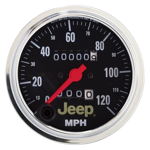 Auto Meter® - Jeep Series 3-3/8" Speedometer Gauge, 0-120 MPH