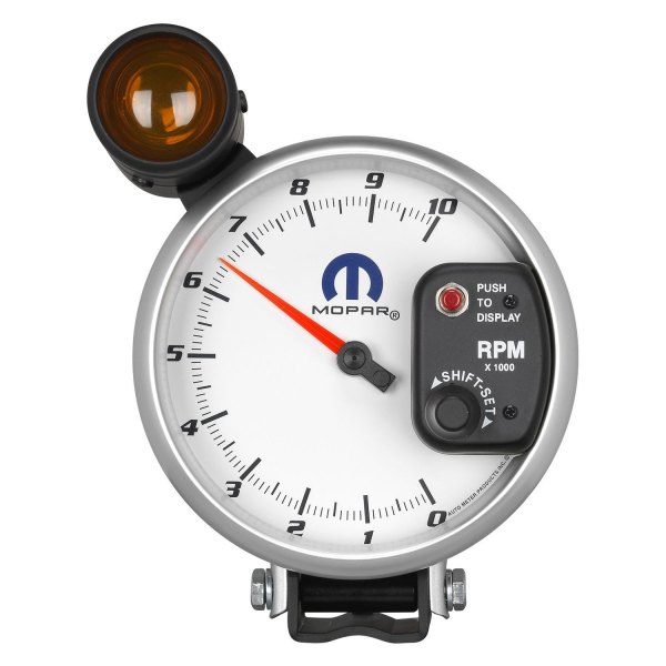 Auto Meter® - Mopar Series 5" Pedestal Tachometer Gauge with External Shift-Lite, 0-10,000 RPM