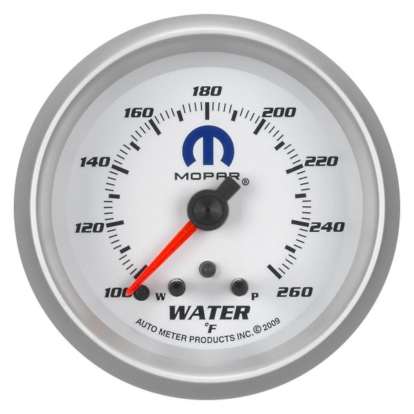 Auto Meter® - Mopar Series 2-5/8" Water Temperature Gauge, 100-260 F