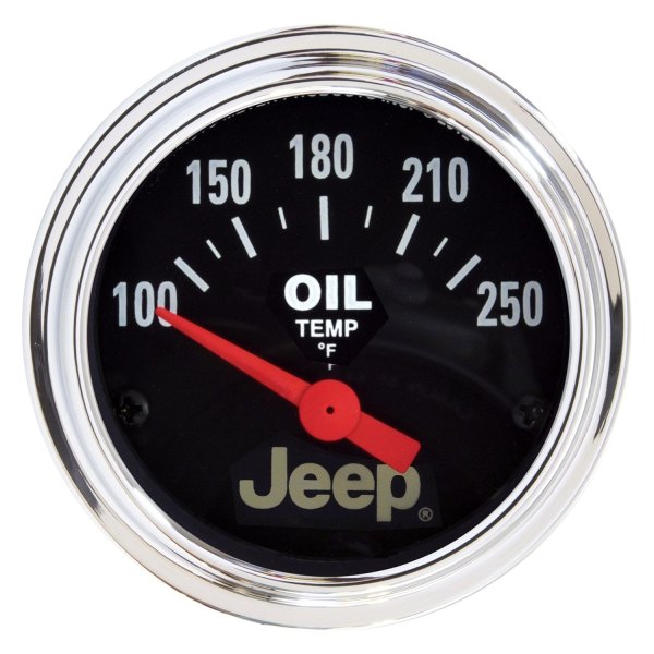 Auto Meter® - Jeep Series 2-1/16" Oil Temperature Gauge, 100-250 F