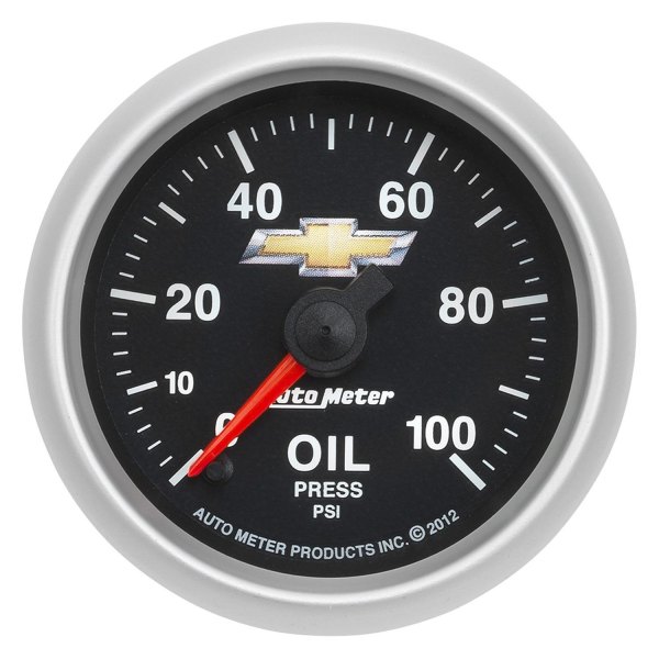 Auto Meter® - Copo Camaro Series 2-1/16" Oil Pressure Gauge, 0-100 PSI