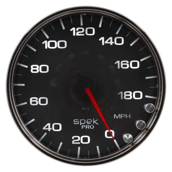 Auto Meter® - Spek-Pro Series 5" Speedometer Gauge, 0-180 MPH