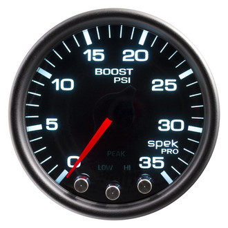 Auto Meter® - Spek-Pro Series 2-1/16" Boost Gauge, 0-35 PSI