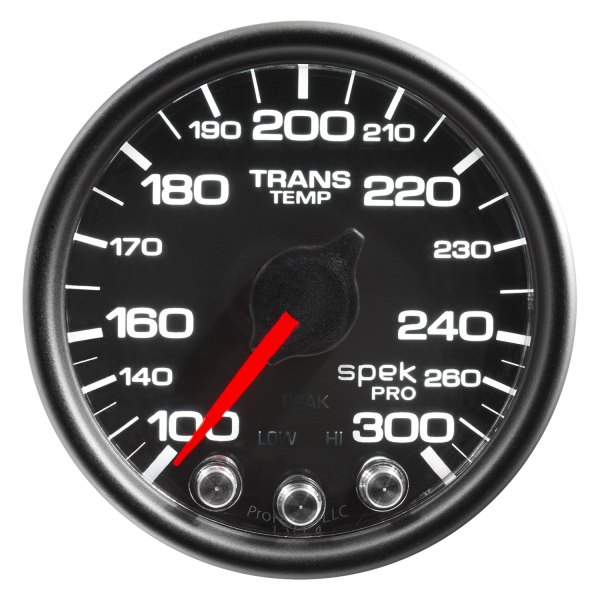 Auto Meter® - Spek-Pro Series 2-1/16" Transmission Temperature Gauge, 100-300 F