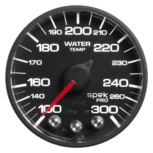 Auto Meter® - Spek-Pro Series 2-1/16" Water Temperature Gauge, 100-300 F