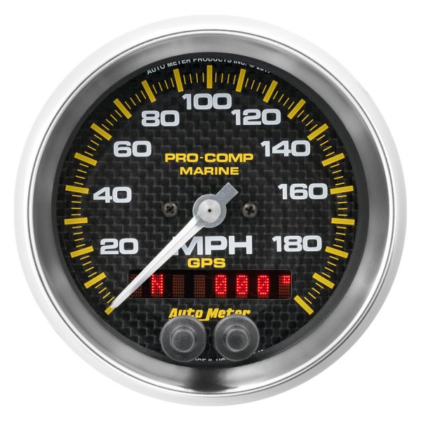 Auto Meter® - Marine Carbon Fiber Series Speedometer Gauge