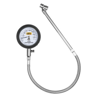 Auto Meter® - 0 to 150 psi Dial Heavy Duty Dual Foot Tire Pressure Gauge