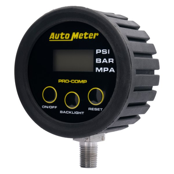 Auto Meter® - 0 to 50 psi Digital Tire Pressure Gauge Head with Memory Pro-Comp