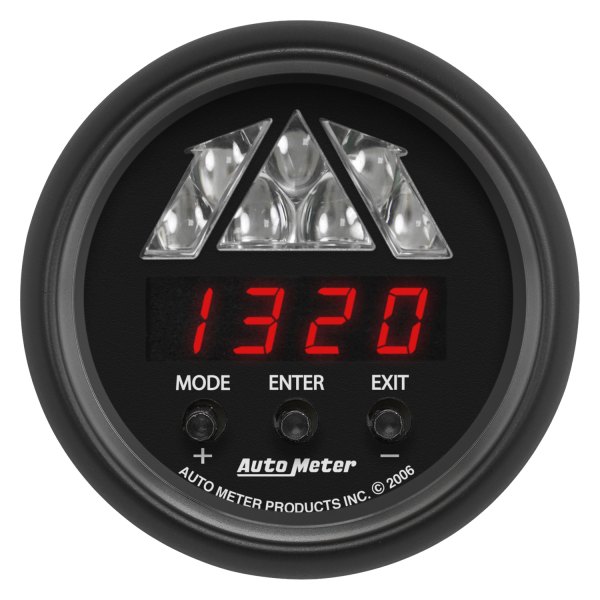 Auto Meter® - Z-Series 2-1/16" Shift Light Gauge, 0-16000 RPM