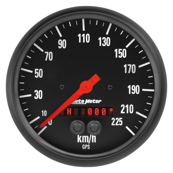 Auto Meter® - Z-Series 5" GPS Speedometer Gauge, 0-225 KM/H