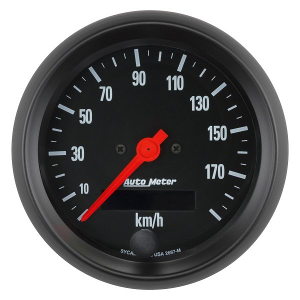 Auto Meter® - Z-Series 3-3/8" Speedometer Gauge, 0-190 KM/H
