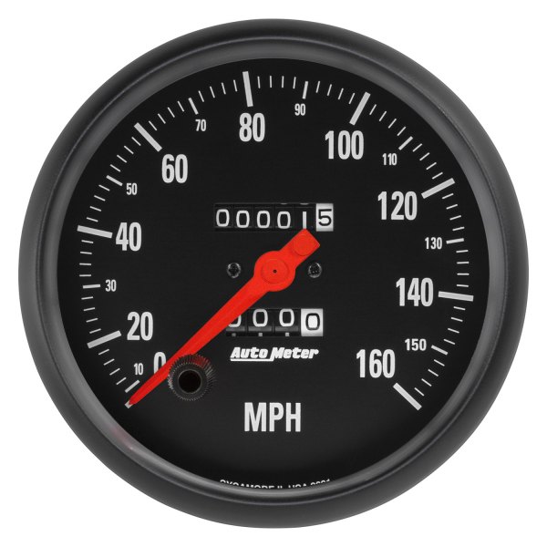 Auto Meter® - Z-Series 5" Speedometer Gauge, 0-160 MPH
