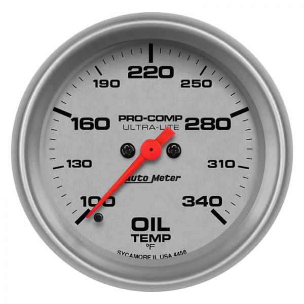 Auto Meter® - Ultra-Lite Series 2-5/8" Oil Temperature Gauge, 140-340 F