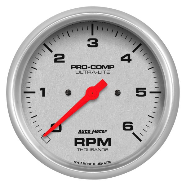 Auto Meter® - Ultra-Lite Series 5" In-Dash Tachometer Gauge, 0-6,000 RPM
