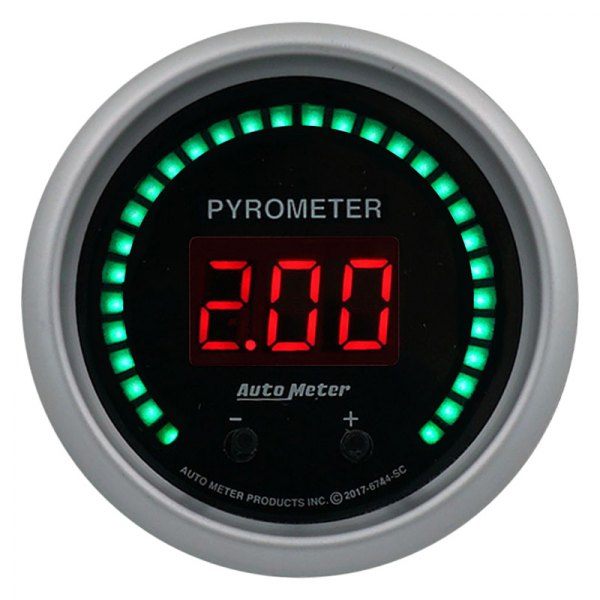 Auto Meter® - Sport-Comp Elite Digital Series 2-1/16" Pyrometer Gauge