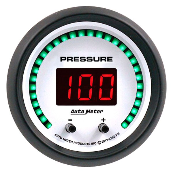 Auto Meter® - Phantom Elite Digital Series 2-1/16" Pressure Gauge