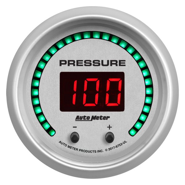 Auto Meter® - Ultra-Lite Elite Digital Series 2-1/16" Pressure Gauge