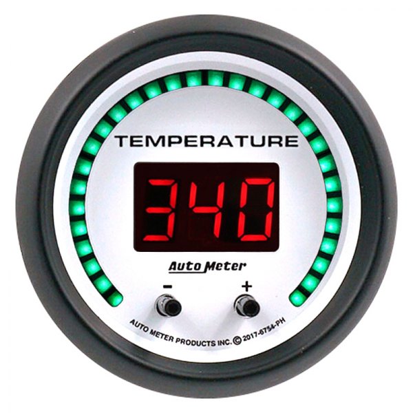 Auto Meter® - Phantom Elite Digital Series 2-1/16" Temperature Gauge