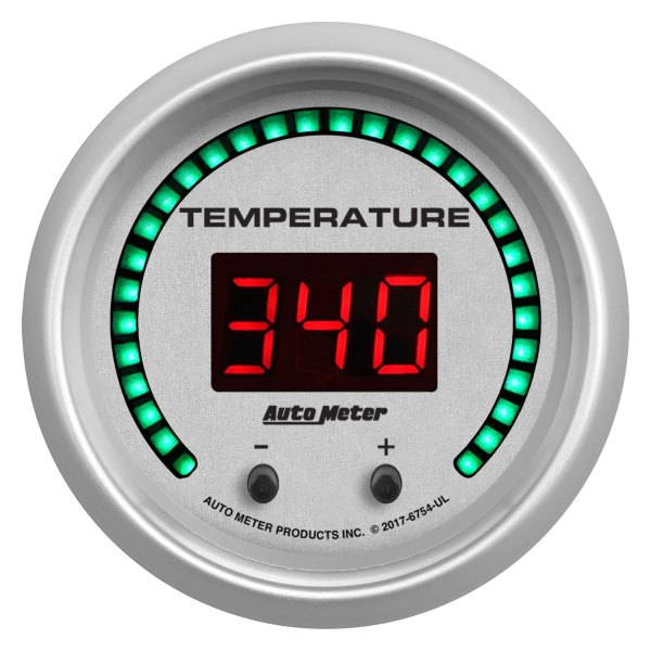 Auto Meter® - Ultra-Lite Elite Digital Series 2-1/16" Temperature Gauge