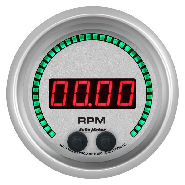 Auto Meter® - Ultra-Lite Elite Digital Series 3-3/8" In-Dash Tachometer Gauge, 0-16,000 RPM