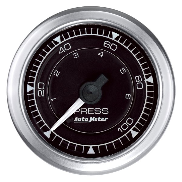 Auto Meter® - Chrono Series 2-1/16" Oil Pressure Gauge, 0-100 PSI