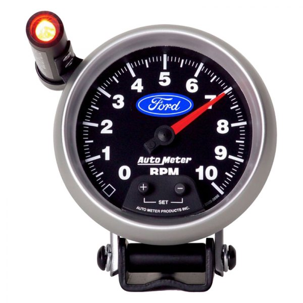 Auto Meter® - Ford Masterpiece Air-Core Series 3-3/4" Pedestal Tachometer Gauge, 0-10,000 RPM