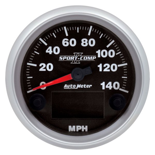 Auto Meter® - Sport-Comp II Series 3-3/8" GPS Speedometer Gauge, 0-140 MPH