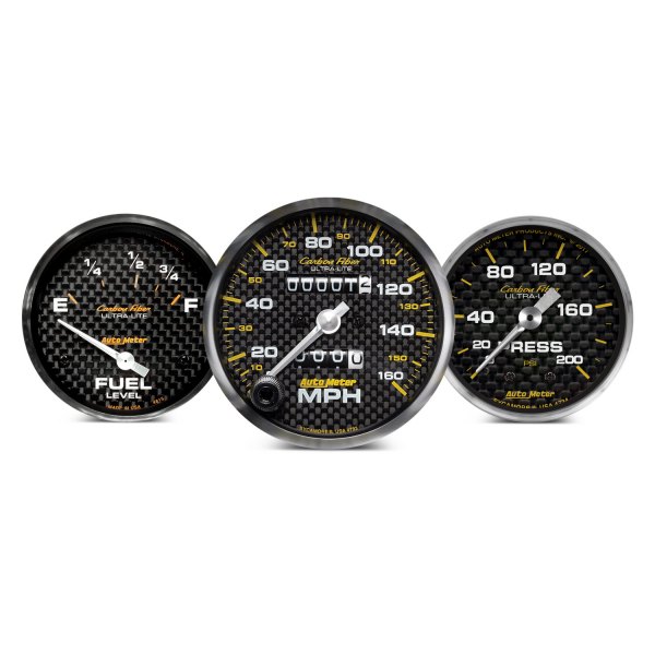 Auto Meter® - Carbon Fiber Series Gauges