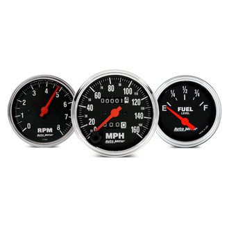 Auto Meter® - Traditional Chrome Series Gauges