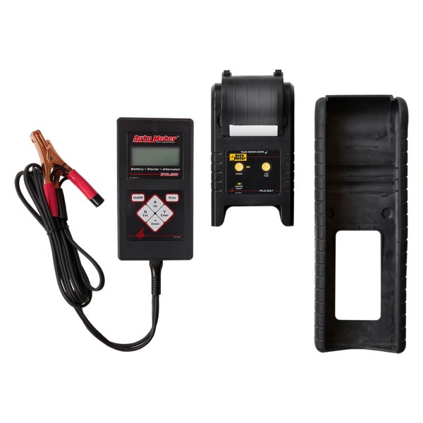 Auto Meter® - 6 V/12 V 40 A Intelligent Handheld Electrical System and Battery Tester with Printer