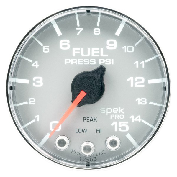 Auto Meter® - Spek-Pro Series 2-1/16" Fuel Pressure Gauge, 0-15 PSI
