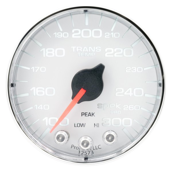 Auto Meter® - Spek-Pro Series 2-1/16" Transmission Temperature Gauge, 100-300 F