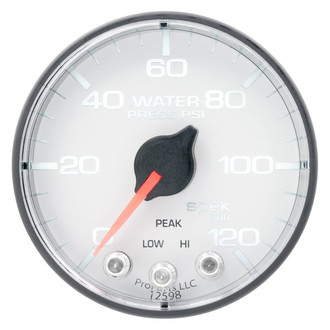 Auto Meter® - Spek-Pro Series 2-1/16" Water Pressure Gauge, 0-120 PSI