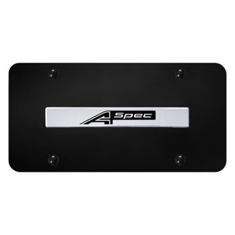 Autogold® - License Plate with 3D Chrome A-Spec Logo