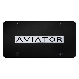 Autogold® - License Plate with 3D Aviator Logo