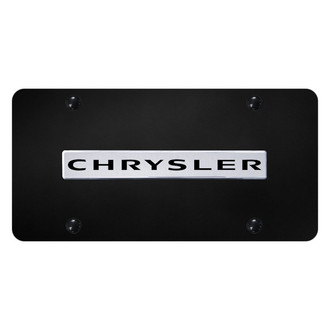 Autogold® - License Plate with 3D Chrysler Logo