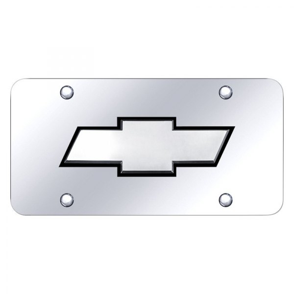 Autogold® - License Plate with 3D Chevrolet New Emblem