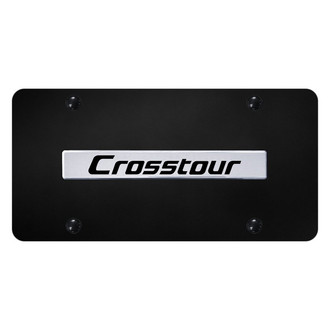 Autogold® - License Plate with 3D CrossTour Logo
