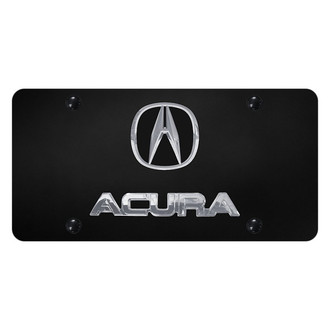 Autogold® - License Plate with 3D Acura Logo and Emblem