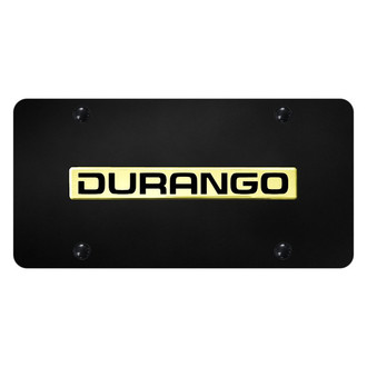 Autogold® - License Plate with 3D Durango Logo