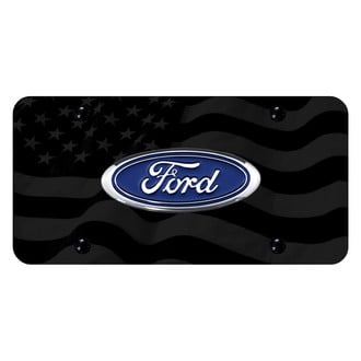 Autogold® - License Plate with 3D Ford Logo