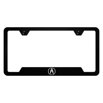 Autogold® - License Plate Frame with Laser Etched Acura Only Logo and Cut-Out