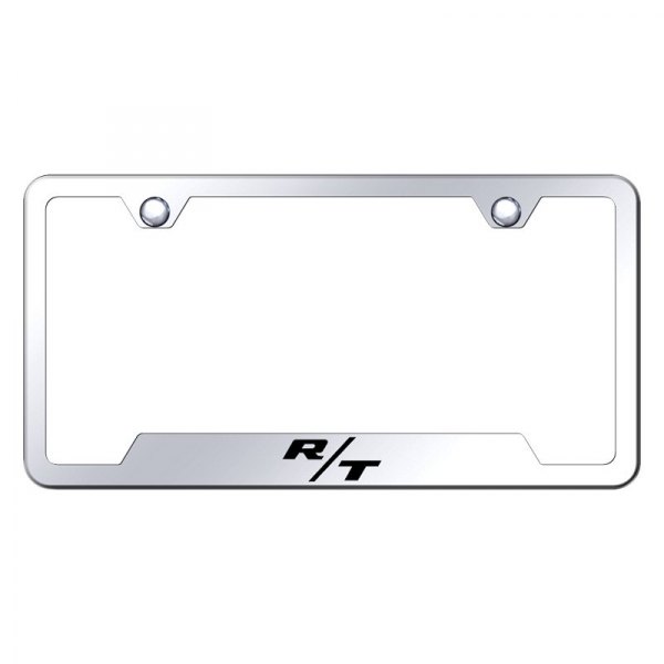 Autogold® - License Plate Frame with Laser Etched R/T Logo and Cut-Out