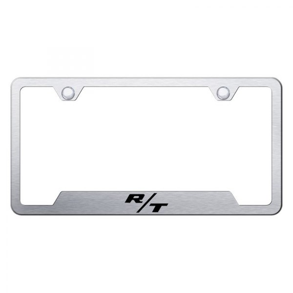 Autogold® - License Plate Frame with Laser Etched R/T Logo and Cut-Out
